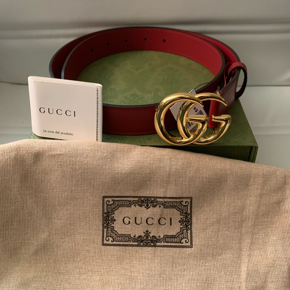❌SOLD❌ ✨❤️NWT Red Gucci Belt❤️✨